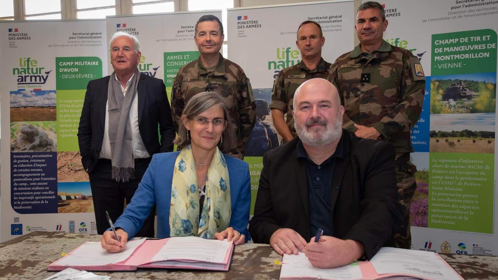 Renouvellement de la coopération nationale entre la Fédération des Conservatoires d&rsquo;espaces naturels et le Ministère des Armées