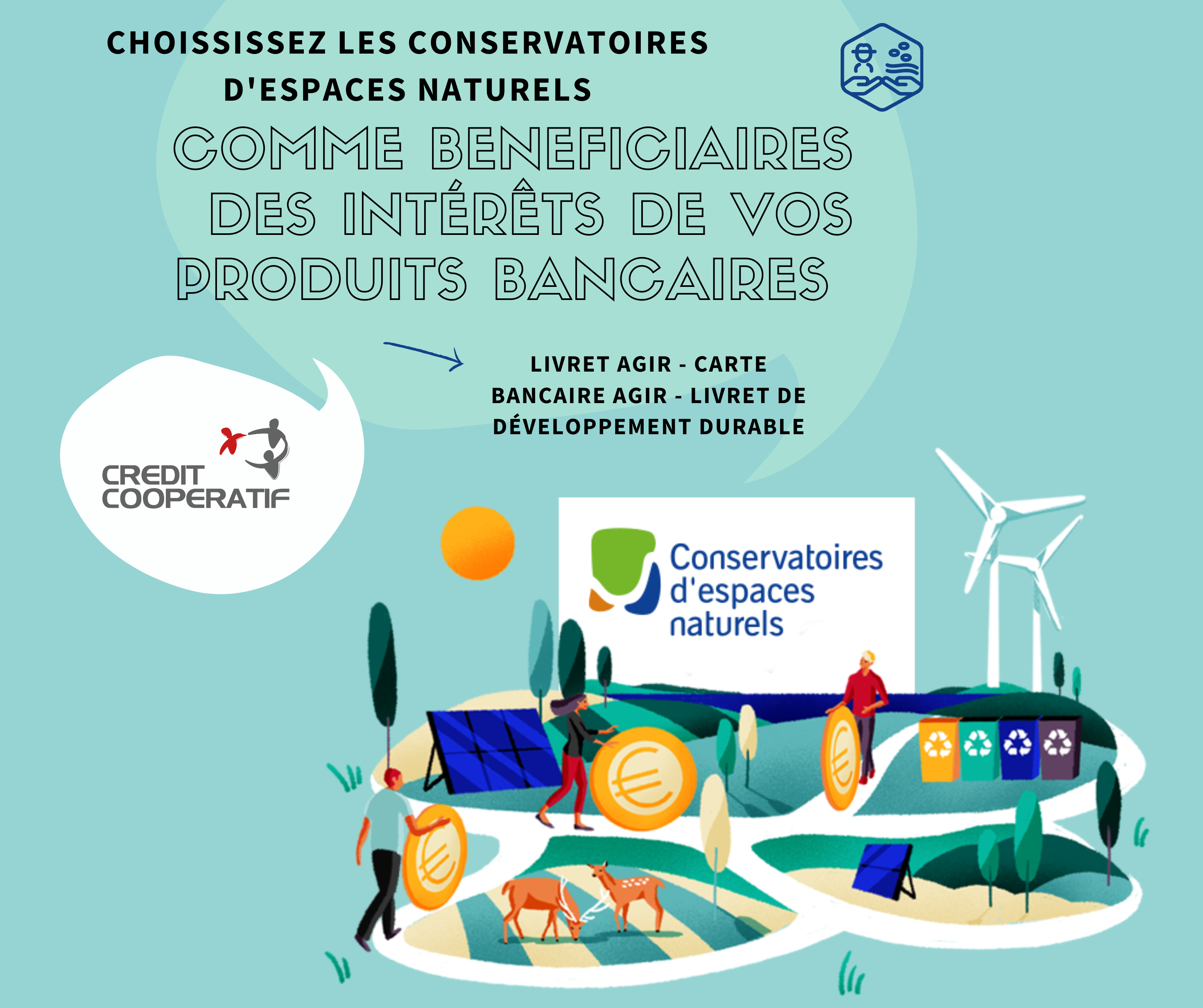 Plus de 3&nbsp;000 euros de dons déjà reversés à la Fédération des Conservatoires d’espaces naturels grâce aux produits engagés du Crédit Coopératif !