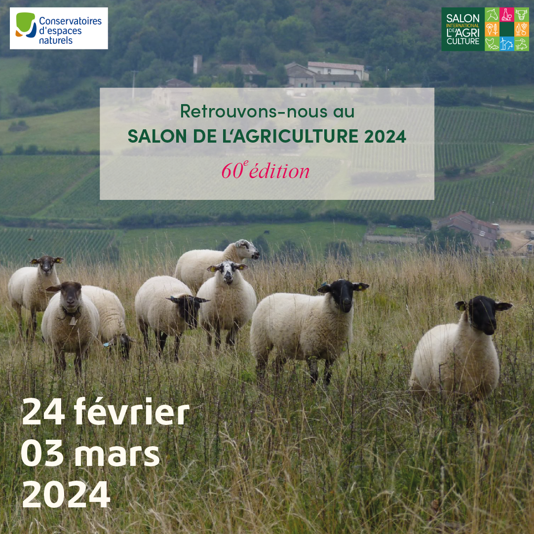 2ème participation des Conservatoires d&rsquo;espaces naturels au Salon International de l&rsquo;Agriculture 2024